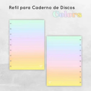 Arquivo PDF | Folhas refis de discos A5