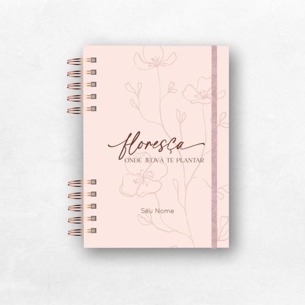 Basic Planner | Coleção Florescer 2026 | Minimalista Rosa - Imagem 1