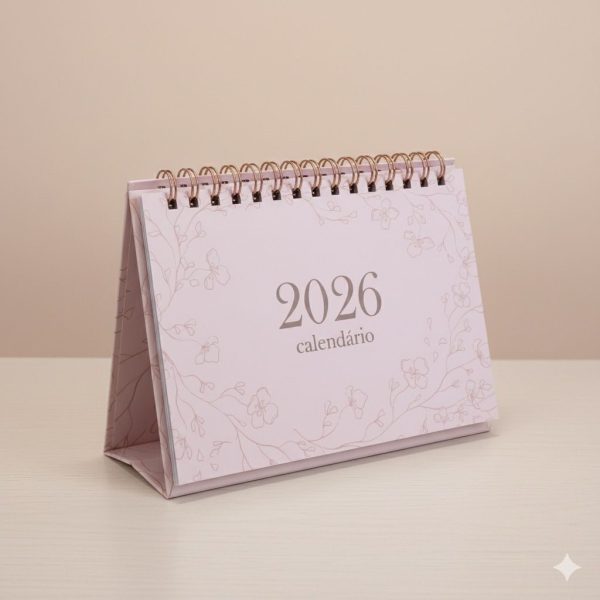 Calendário 2026 de mesa A5 - Imagem 1