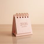 Calendário 2026 de Mesa Mini