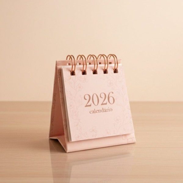 Calendário 2026 de Mesa Mini - Imagem 1
