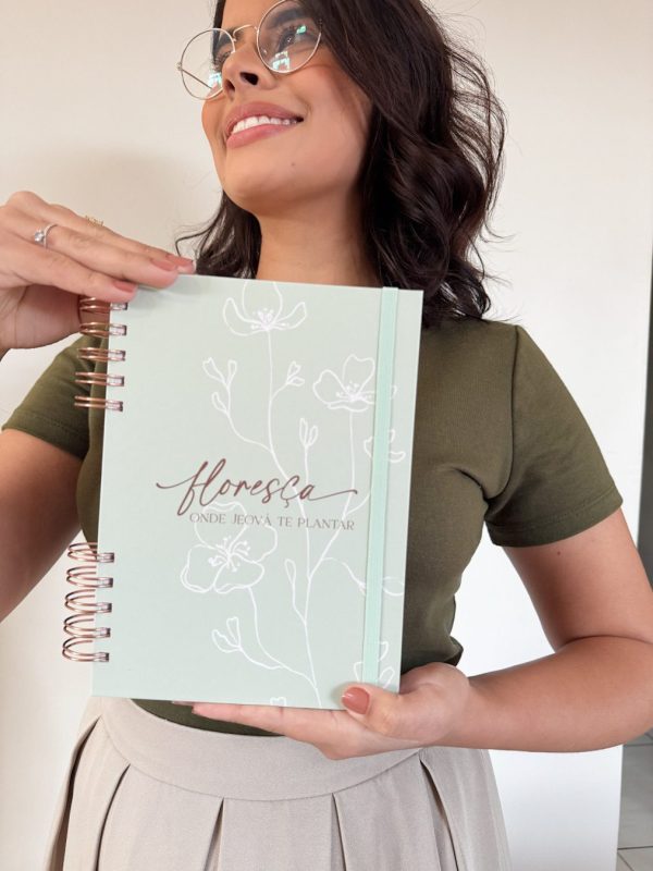 Basic Planner | Coleção Florescer 2026 | Minimalista Verde Menta - Imagem 2