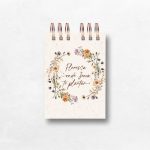 Bloco de Notas A6 | Coleção Florescer 2026 | Florescer em Cores