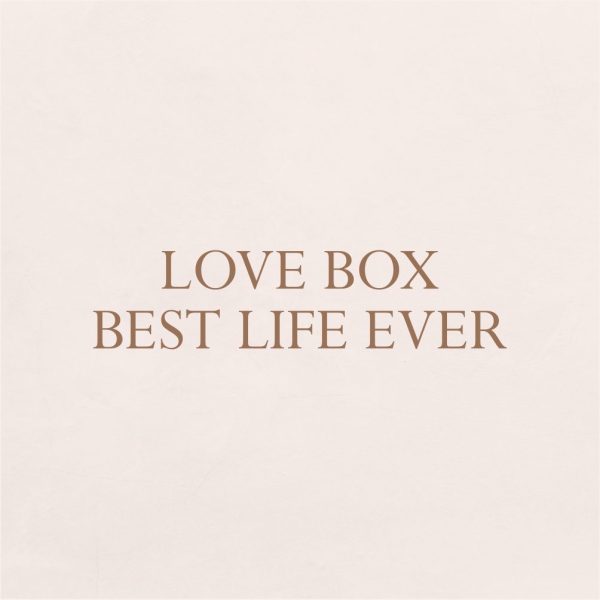Love Box | Kit Best Life Ever | Caneta Branca e Porta Canetas Marrom - Imagem 1