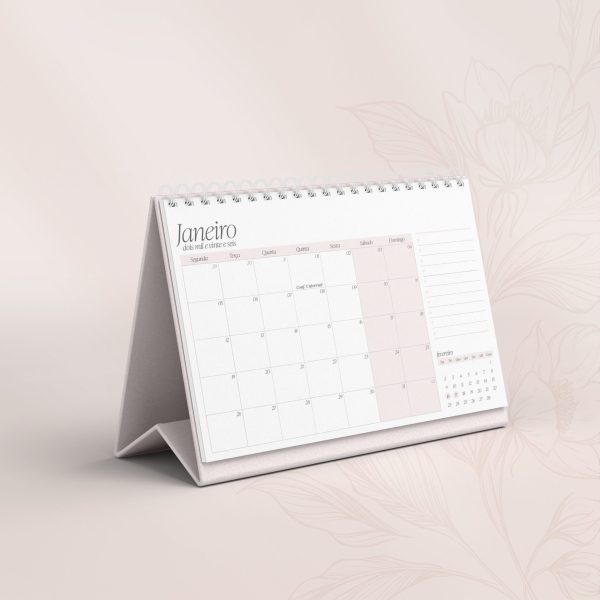 Calendário 2026 de mesa A5 - Imagem 2
