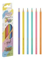 Lapis de Cor Tom Pastel- kit c/ 6un - BRW